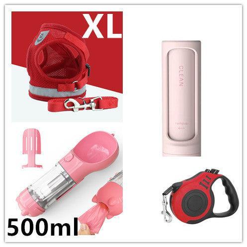 Breathable Mesh Pet Leash With Reflective Design And Matching Belt-4