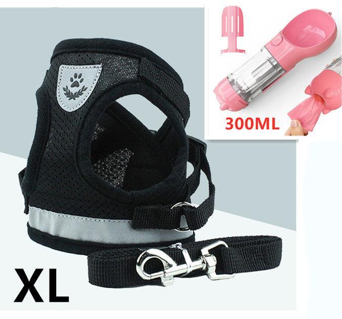 Breathable Mesh Pet Leash With Reflective Design And Matching Belt-21