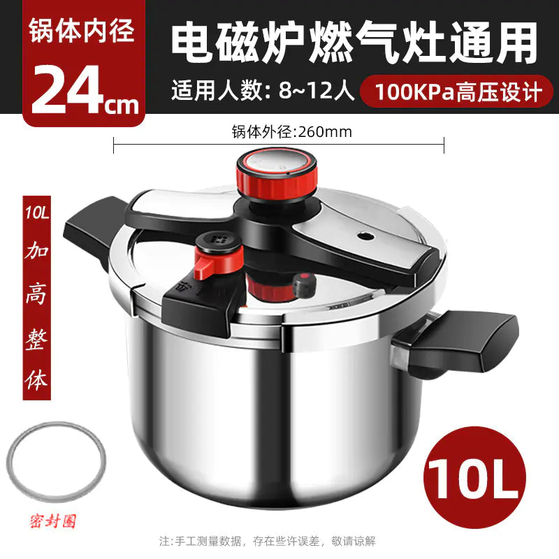 Denifei 304 Stainless Steel High-Pressure Cooker