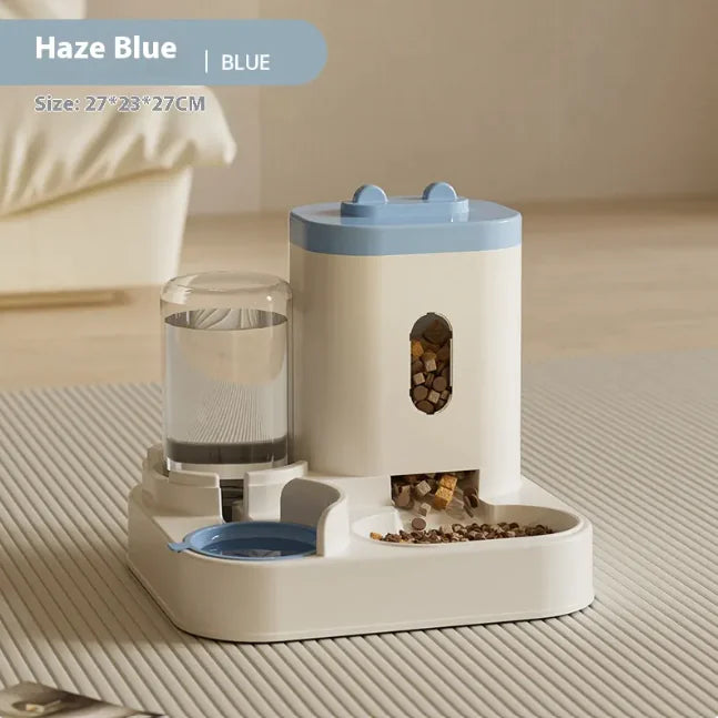 Automatic Pet Feeder and Water Dispenser Bowl – For Cats and Dogs