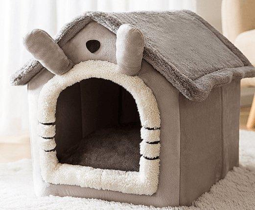 Cozyfold Pet House: Foldable Winter Bed & Enclosed Cave For Dogs And Cats-16