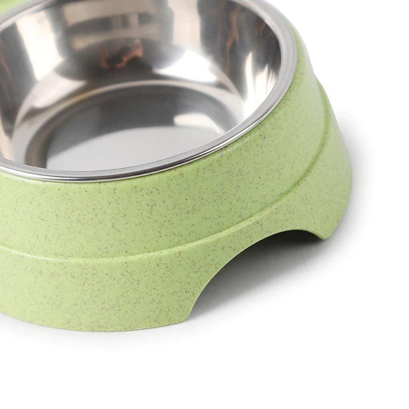 Stylish Stainless Steel Double Pet Feeder - Premium Food And Water Bowls For Cats, Dogs, And Puppies-4