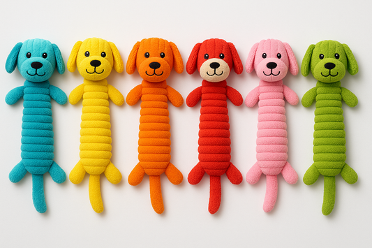 Dog Toys Laid Out