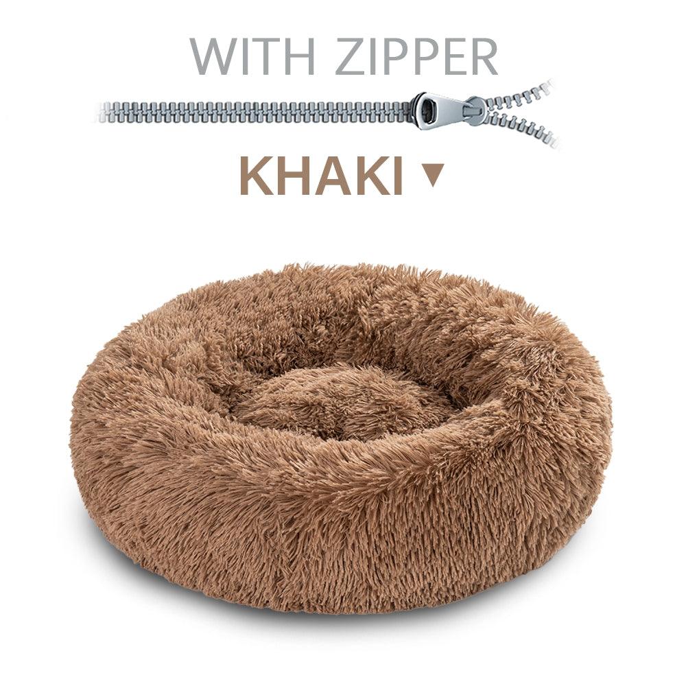 The Snugglepaws Plush Donut Pet Bed: Luxuriously Cozy Haven For Dogs And Cats-24