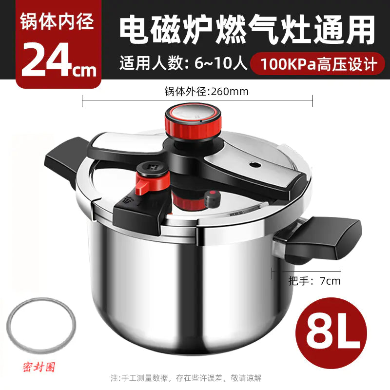 Denifei 304 Stainless Steel High-Pressure Cooker