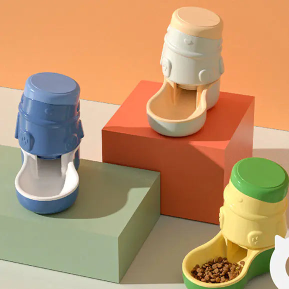 Automatic Pet Feeder and Water Dispenser for Cats and Dogs