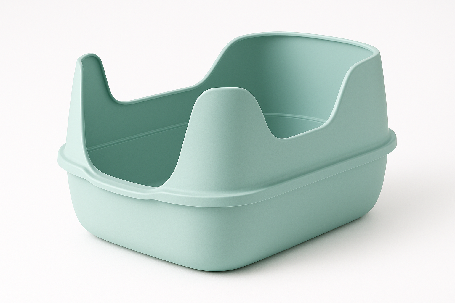 Mint Green Litter Box Side