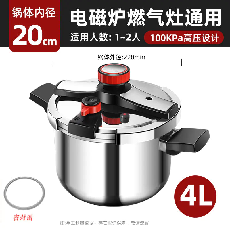 Denifei 304 Stainless Steel High-Pressure Cooker