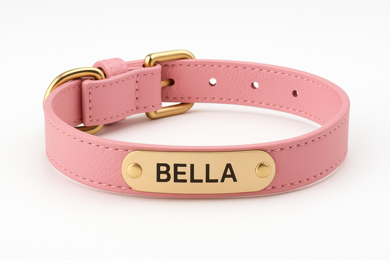 Pink Dog Collar Front