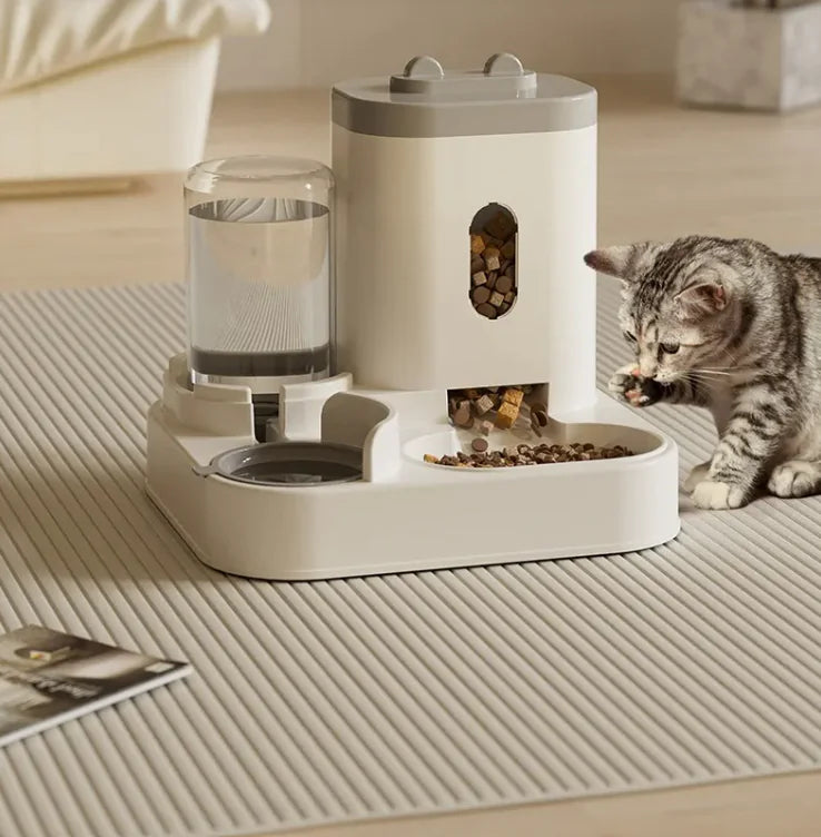 Automatic Pet Feeder and Water Dispenser Bowl – For Cats and Dogs