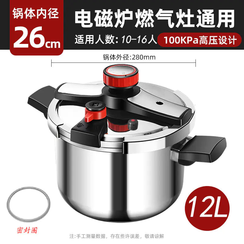 Denifei 304 Stainless Steel High-Pressure Cooker
