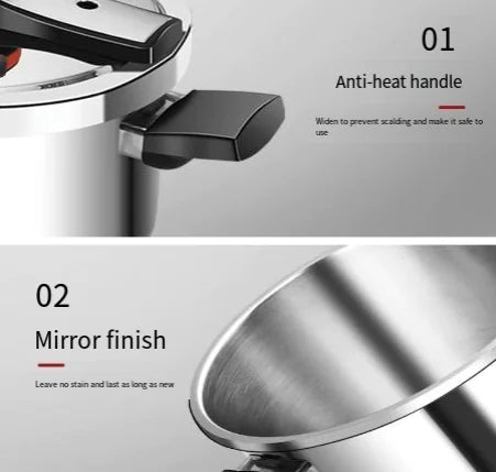 Denifei 304 Stainless Steel High-Pressure Cooker