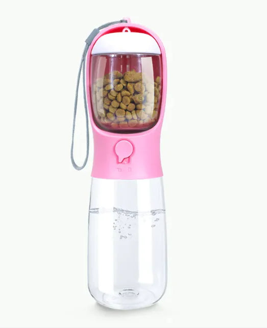 Outdoor Portable Pet Water Bottle, Dual-Use Travel Cup for Cats and Dogs