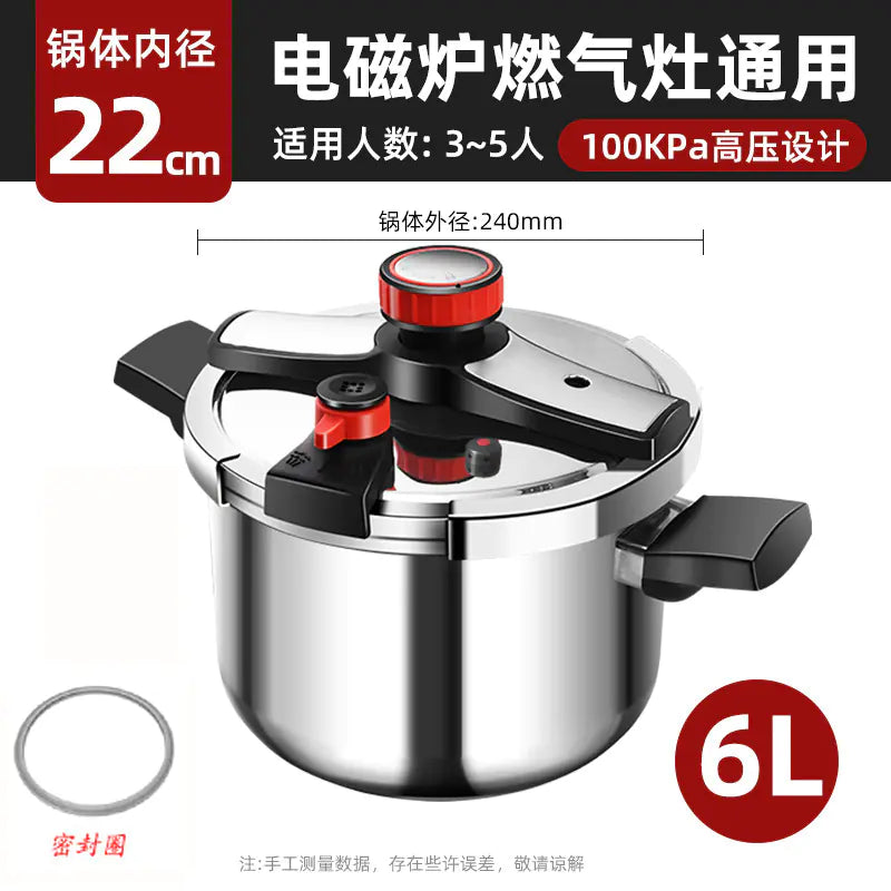 Denifei 304 Stainless Steel High-Pressure Cooker
